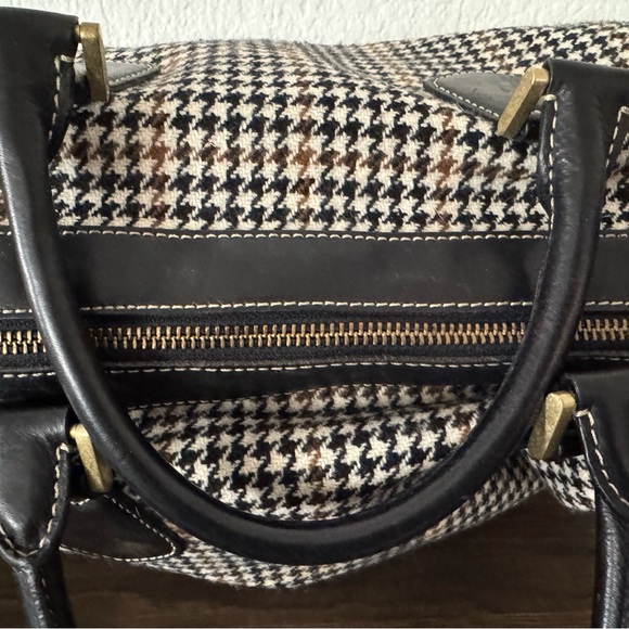J crew Wool Houndstooth Handbag - Picture 4 of 8